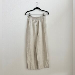 reformation linen pants